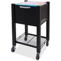 Vertiflex Sidekick File Cart, 13-3/4"x15-1/2"x26-1/4", Black VRTVF53002